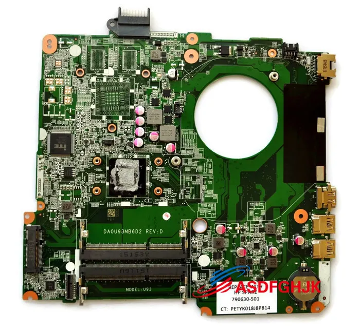 Original 790630-501 DA0U93MB6D2 FOR HP 15-F00cl System Motherboard A6-5200 2GHZ CPU 100% tesed ok