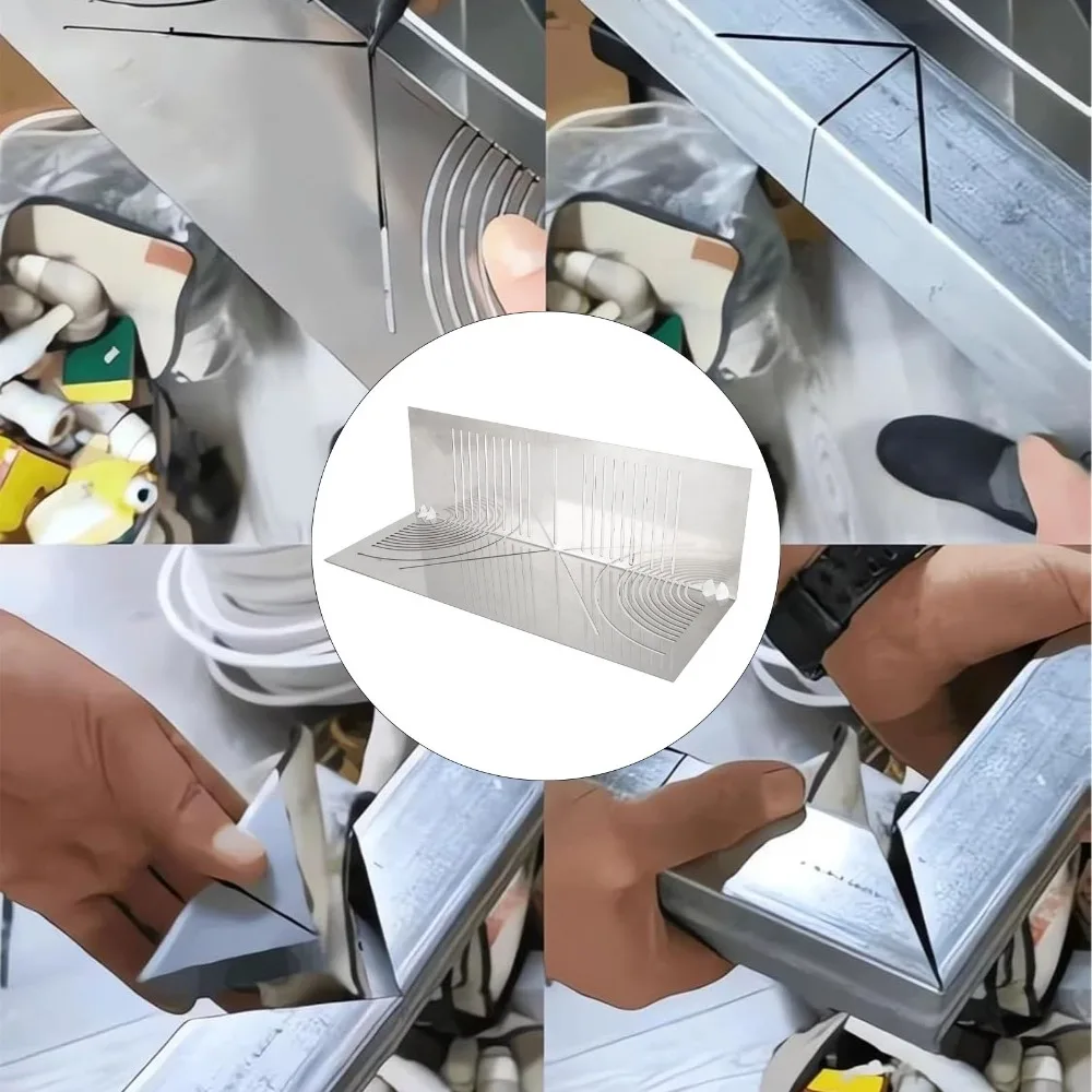 Multi Purpose Stainless Steel Angle Arc Marking Tool Heavy Precision Dual Purpose Scriber Metal Marking Tool Construction