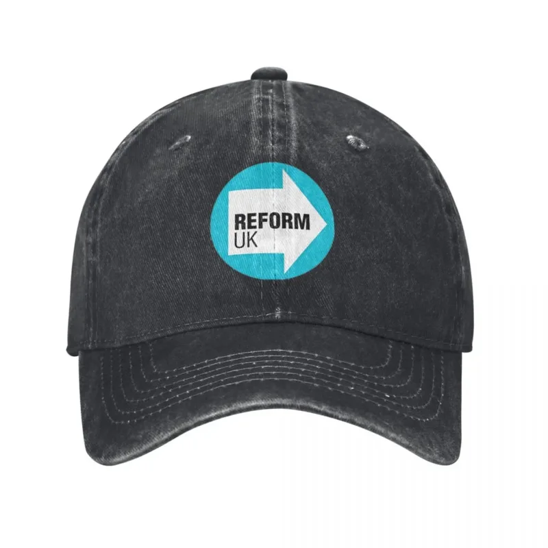 Fashion Vote Reform Uk 2024 Baseball Caps Men Women Distressed Washed Sun Cap Make Britain Great Outdoor Adjustable Fit Caps Hat