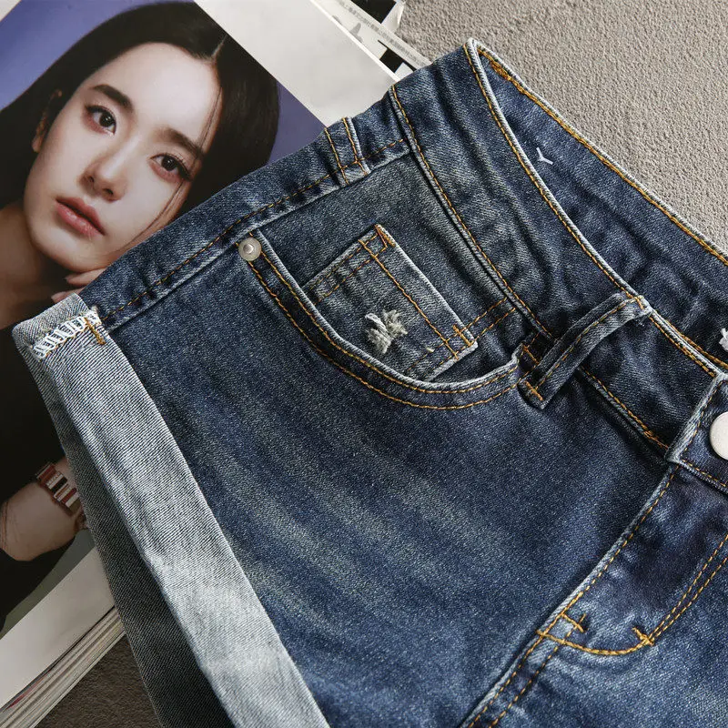 Low Waist Y2k Shorts Denim Slim Stretch Hip Sexy Super Short 2026 Summer Micro Mini Curled Booty Shorts