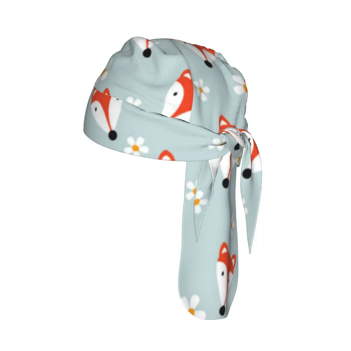 

Быстросохнущая бандана-повязка для защиты от солнца с принтом лисы и цветов, спортивная кепка для бега и велоспорта