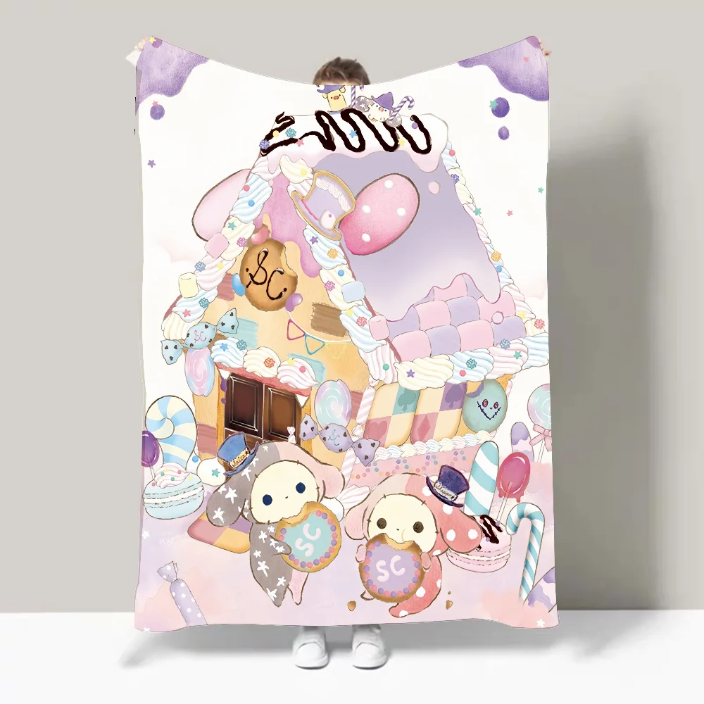 Cartoon Cute Sentimental Circus Blanket Soft and Skin Friendly For Couch Bed Napping Bedspread All Seasons Comforter