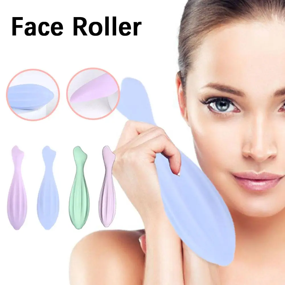 Facial Massage Roller No Electricity The Face Care Tool Portable Silicone Shrinking Pores Tighten Skin Lifting Face Massager 1pc