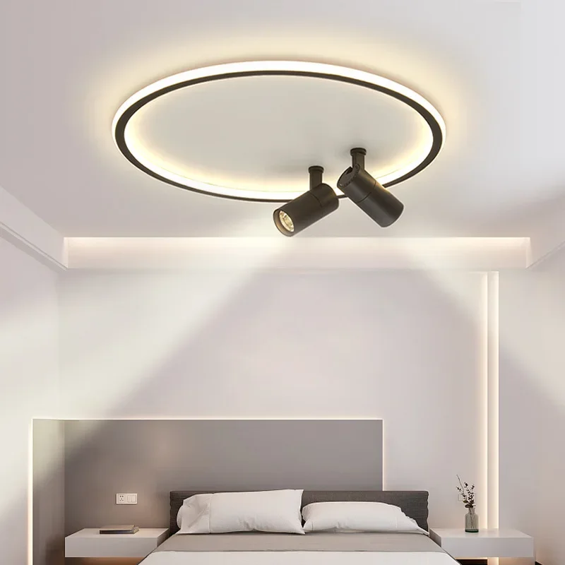 Imagem -04 - Moderno Corredor Conduziu a Luz de Teto com Holofote Lustre para Sala Estar Jantar Quarto Decoração Casa Luminárias Brilho