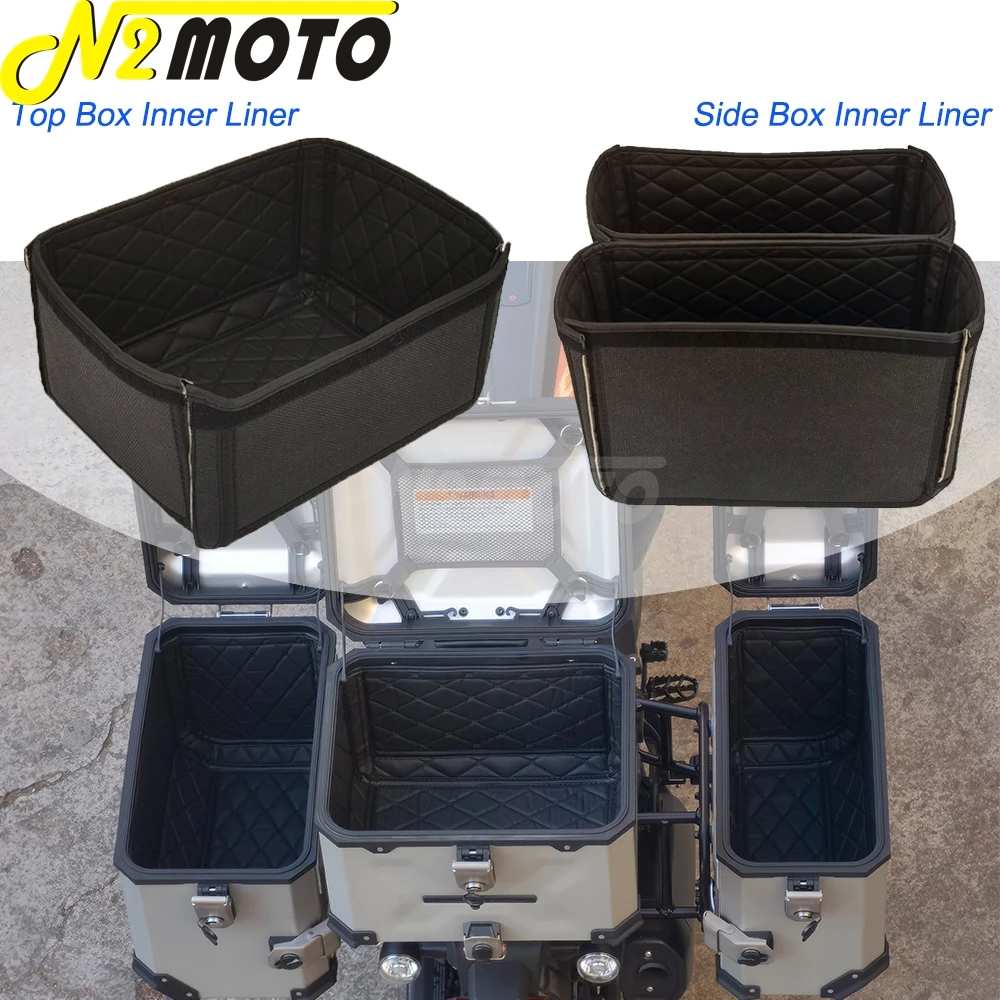 

Motorcycle Liner Side Box PU Leather Top Case Inner Cover Bag Saddlebag Pouch For Harley Pan America 1250 RA1250 RA1250S 2021-24