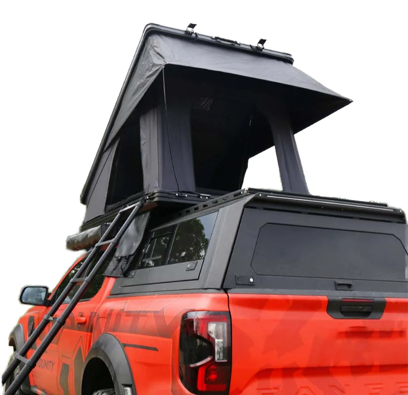 

Roof Top Tent 4 Person Waterproof Four-season Oxford Cloth Shell Quick Automatic Opening For Jeep SUV Truck Van