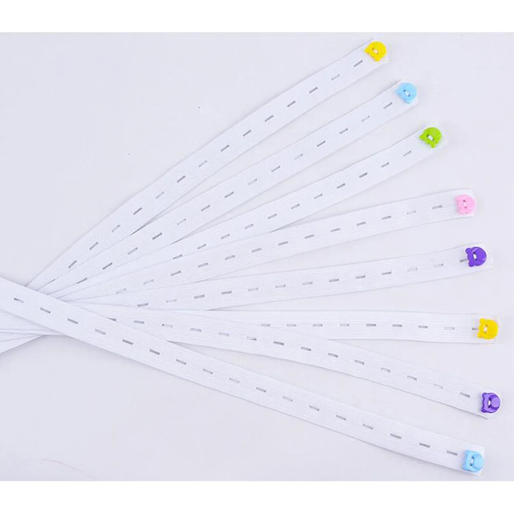 

20 шт., пуговицы для подгузников, пряжка, застежки, безопасный фиксирующий ремень, эластичные полоски, белые