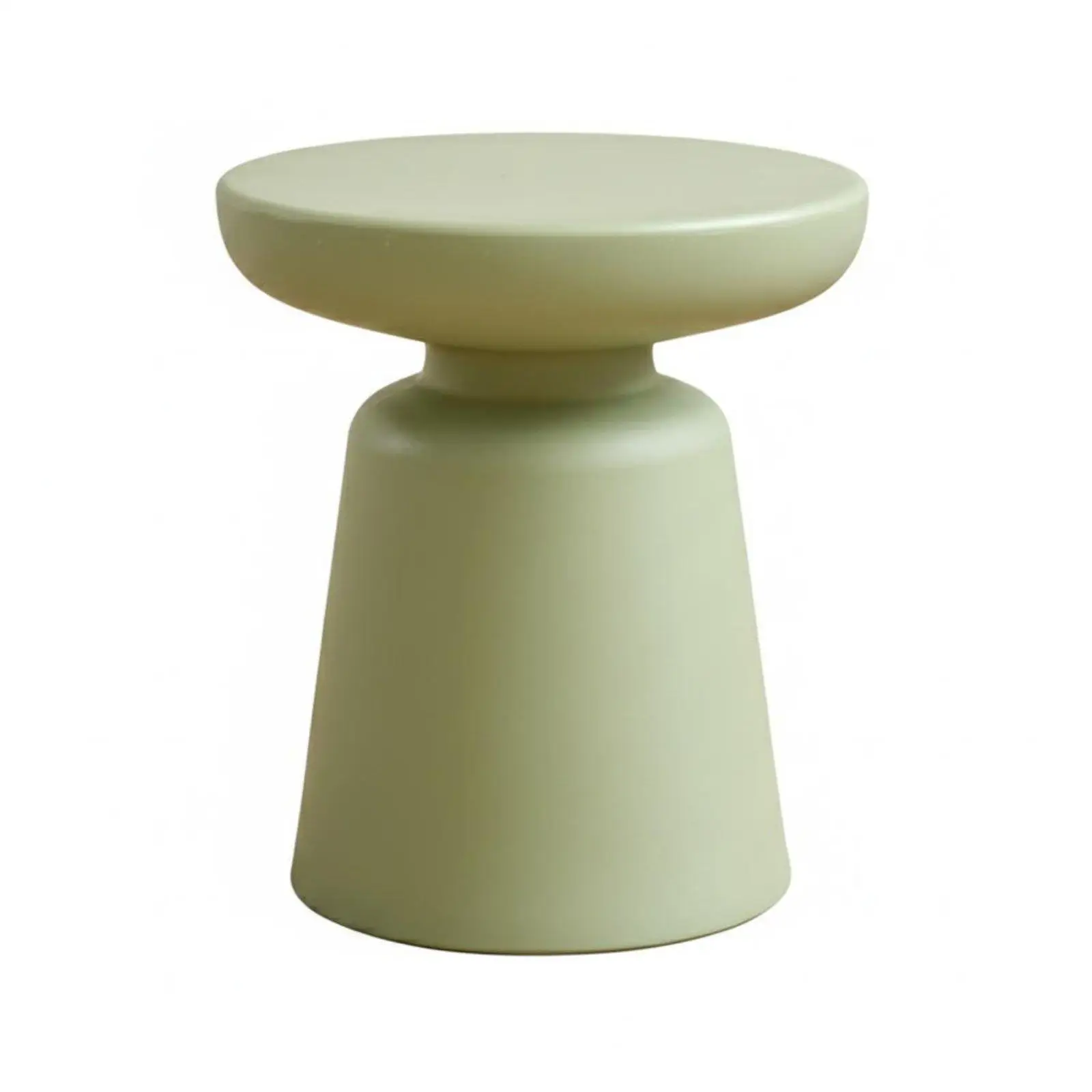 Contemporary PE PP Coffee Table for Living Room Round Minimalist Side Table for Sofa and Plant Stand