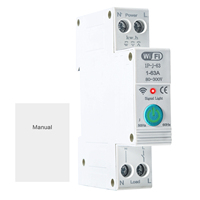 TUYA WiFi Smart Circuit Breaker Power Metering 1P 63A DIN Rail for Smart Home Remote Control Smart Circuit Breaker
