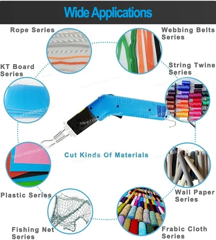 Air-Cooled Electric Heating Knife - Multi-Material Cutter (Fabric, Webbing, Ribbon, Nylon Rope)