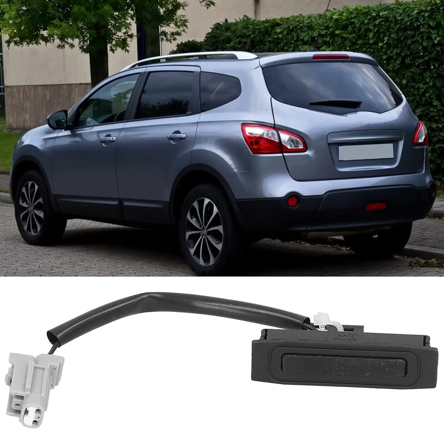 

For Nissan Qashqai J10 2006-2014 Tailgate Rear Trunk Release Boot Button Switch 90602-JD004 90602-JD00B 90602JD004 90602JD00B