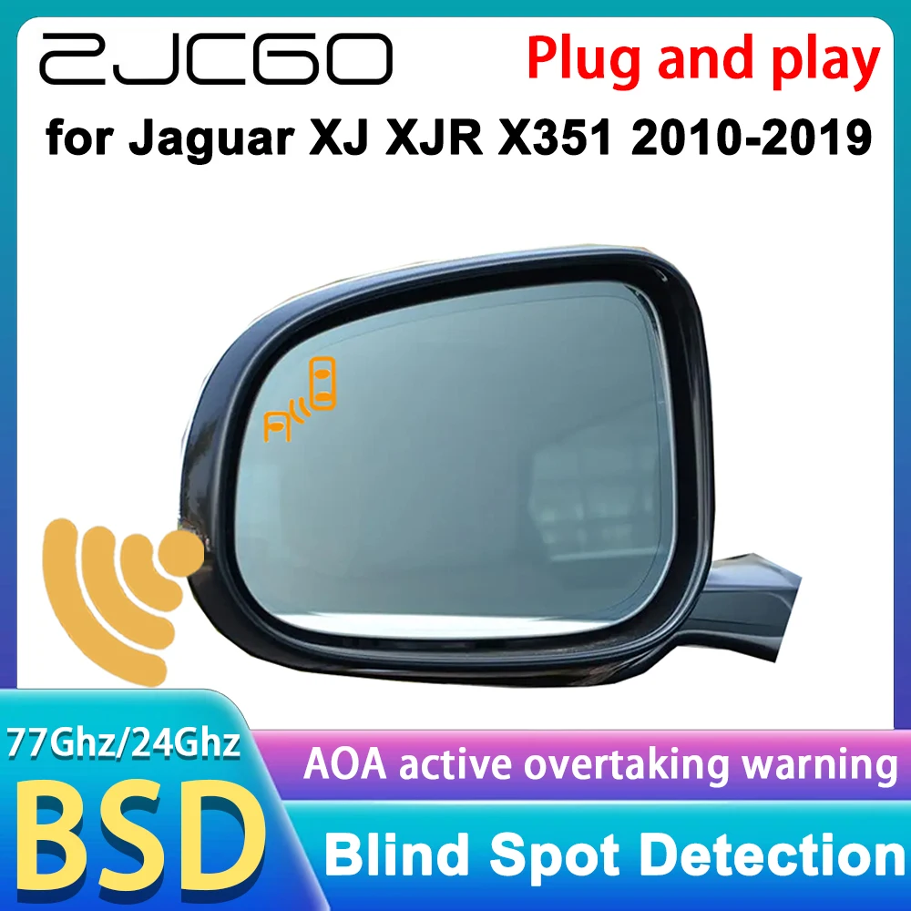 

for Jaguar XJ XJR X351 2010-2019 OEM Blind Spot Monitor Assist Detection BSM BSA BSD System 77GHz Radar Detector Plug & Play