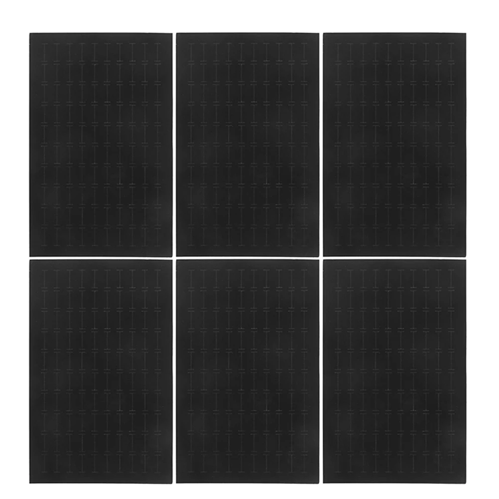 

6pcs Black Jewelry Tray Inserts with Sponge Lining for Ring Storage Display Organizer Home Commercial Use Box