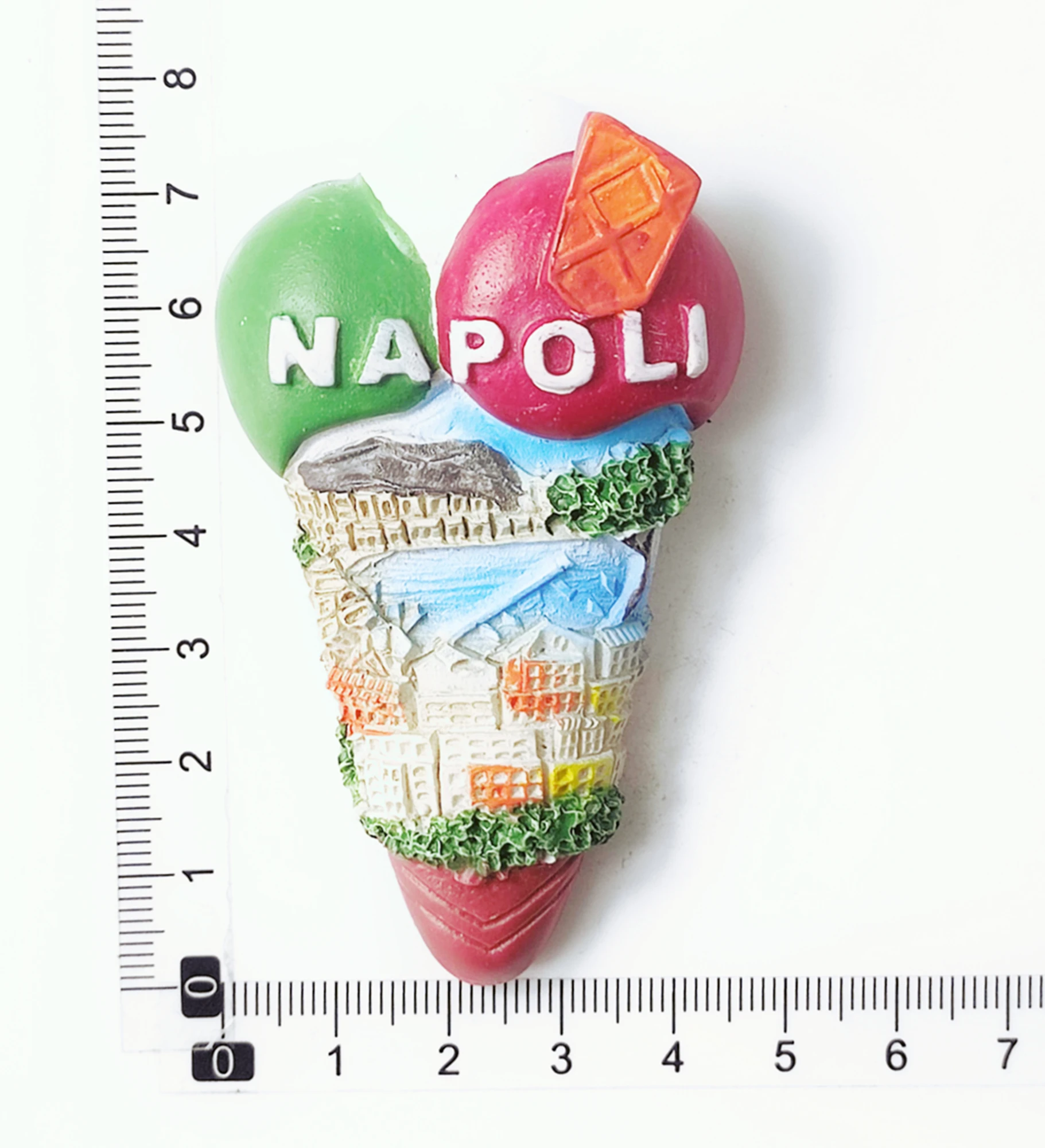 3D Naples Italy Fridge Magnet Souvenir Gift Resin Refrigerator Magnetic Sticker Collection Home Decoration