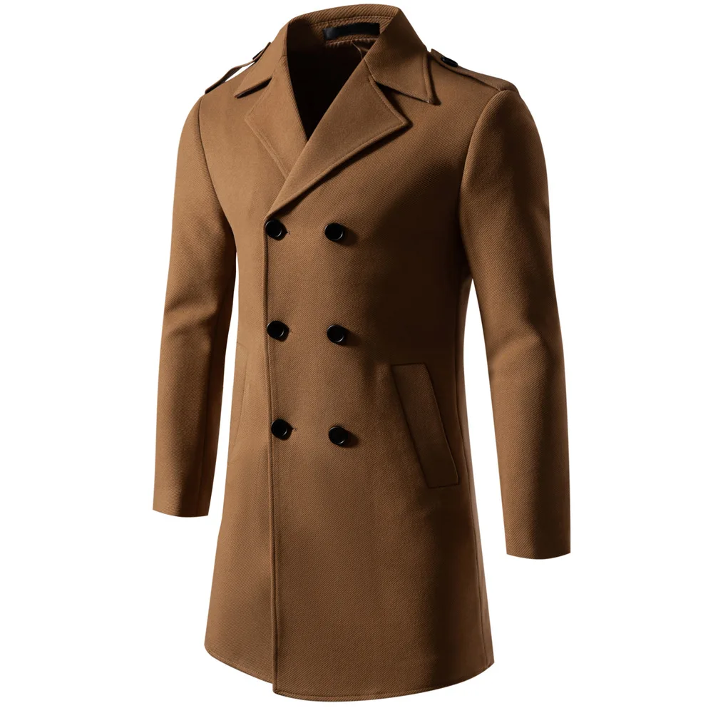 

Autumn New Men's Casual Business Men's High-quality Solid-color Versatile Coat