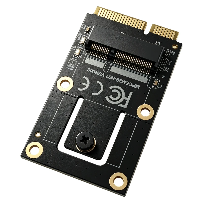 M.2 Key-E to Mini PCI-E Converter Adapter Supports KEY E/A+E M.2 Wireless Bluetooth Network Card Module for AX200 9260 8265 8260