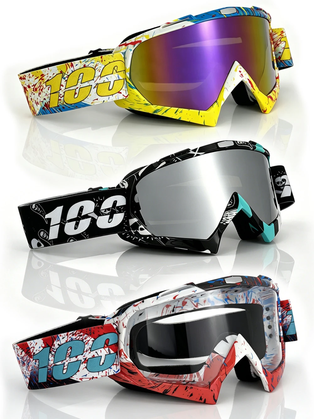 AliExpress Motocross Glasses Motorcycle Sunglasses Man MTB ATV Mask Windproof Protection Skiing Cycling Racing Off-Road Goggles