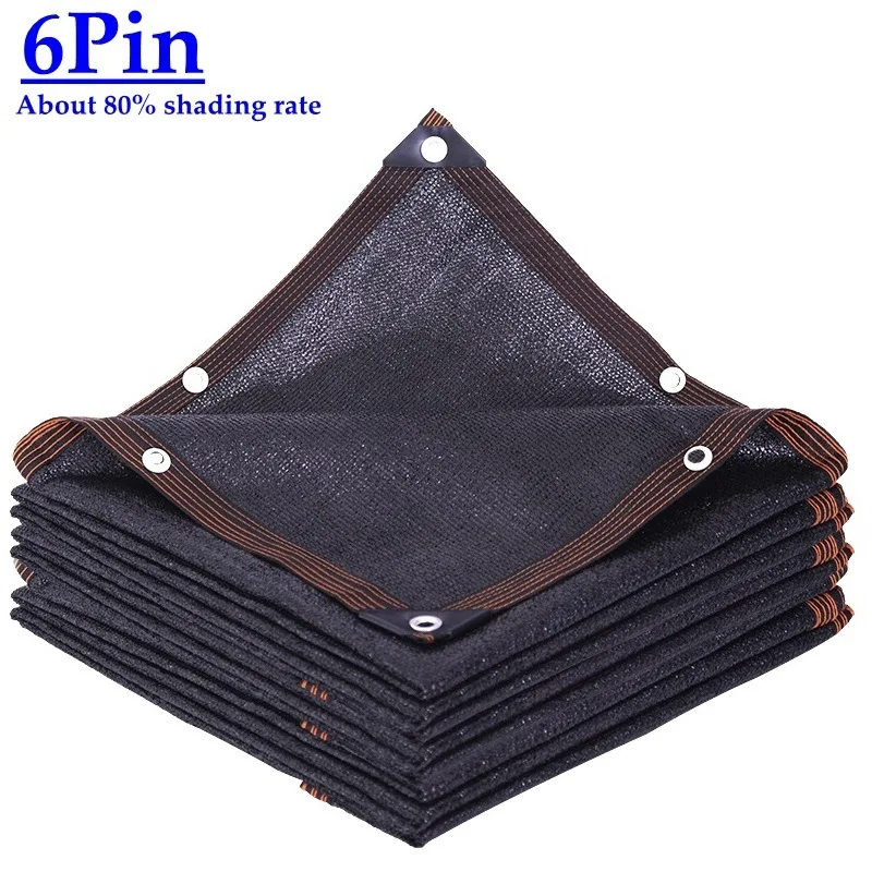 30% ~ 90% Shading Anti-Uv Zwart HDPE Zonnescherm Netto Kas Tuin Vetplanten Cover Netting Zwembad Zonnescherm Netto