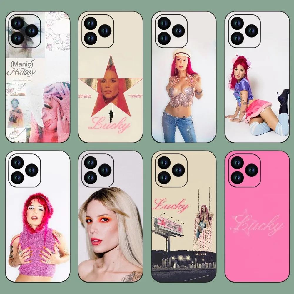 Hot Singer Halsey Lucky Phone Case For iPhone 11 12 13 14 15 Mini Pro XS Max X S Plus XR Shell