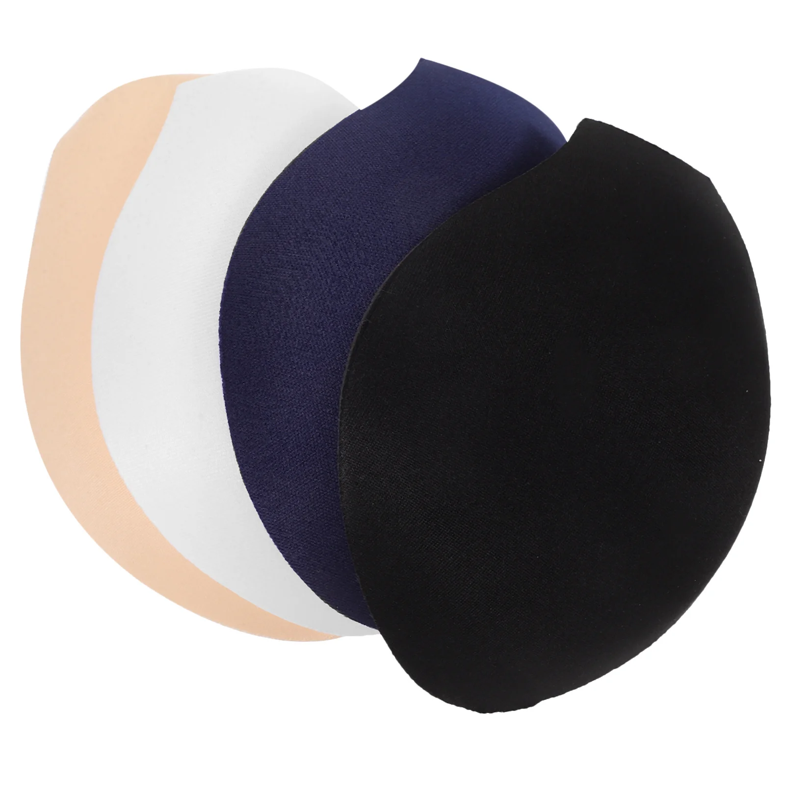 4 قطع من وسادات الأكواب الإسفنجية لصديقة للبشرة وخفيفة الوزن للسباحة ووسادة قصيرة لحماية الملابس الداخلية للرجال