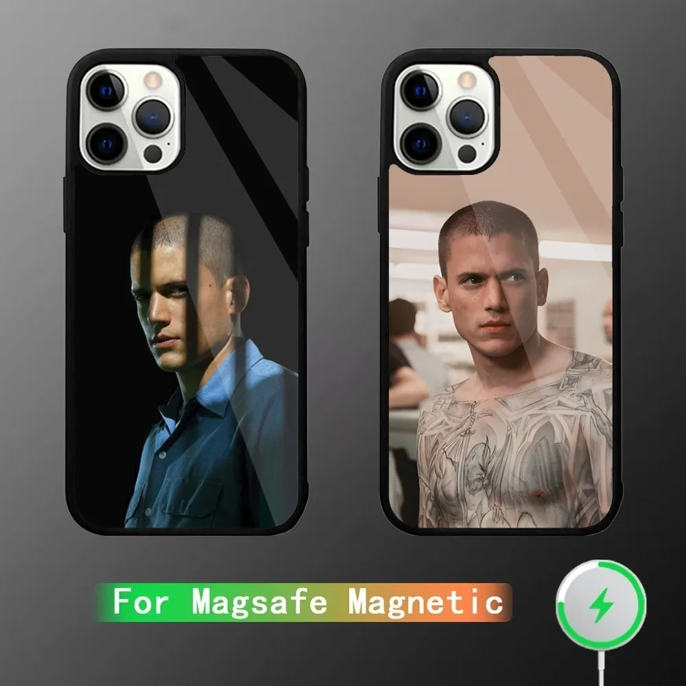 

Prison Break TV Show Phone Case For iPhone 16,15,14,13,12,11,Plus,Pro,Max Mini Magsafe Magnetic Wireless Charging