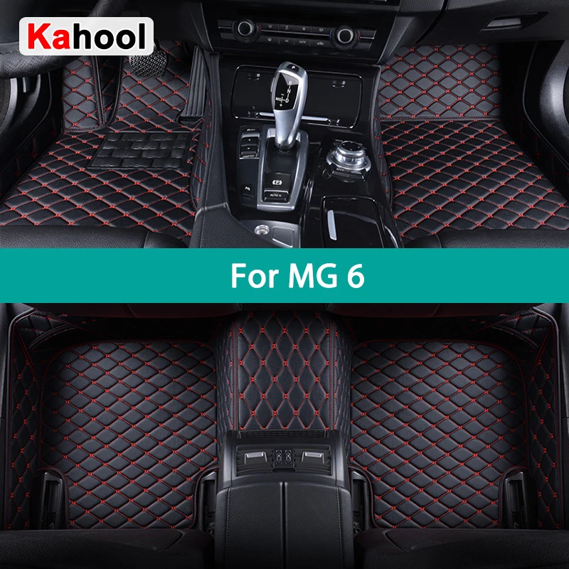 

KAHOOL Custom Car Floor Mats For MG 6 2010-2023 Auto Carpets Foot Coche Accessorie