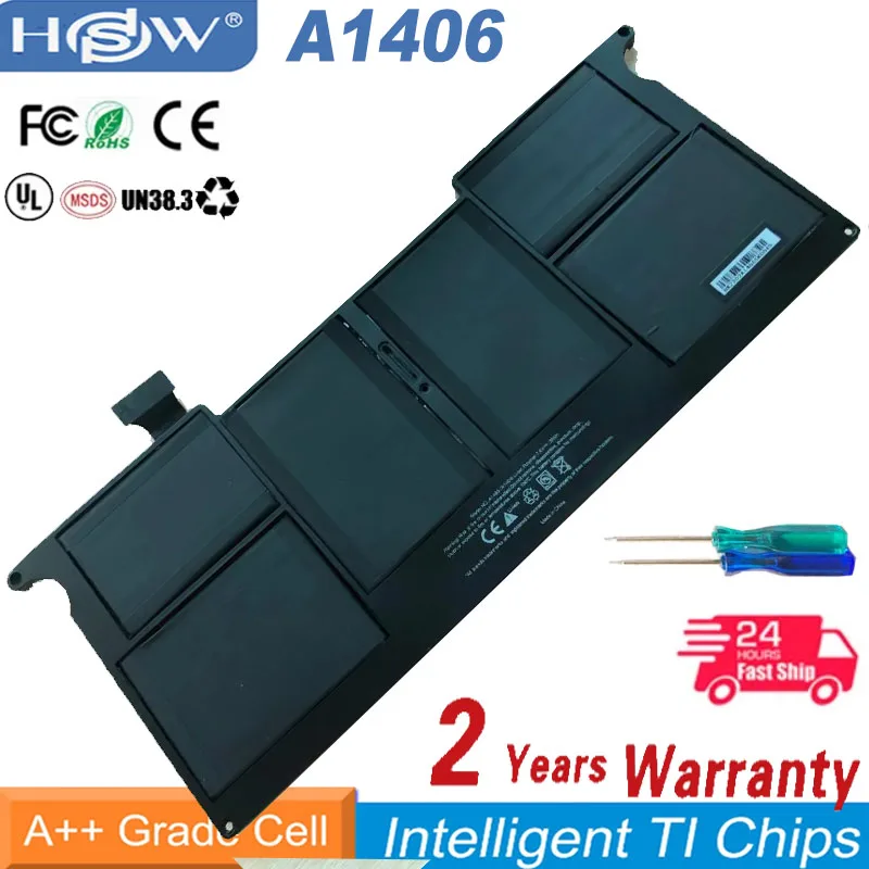 NEW A1406 A1495 A1375 Laptop Battery For Apple MacBook Air 11 A1370 2010 2011 A1465 2012 2013 2014 2015 Notebook Batteries Gift