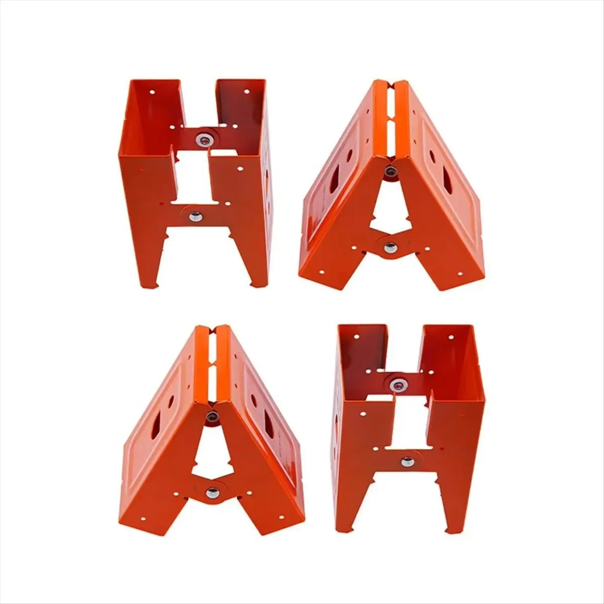 DT35BG Woodworking Table Mobile Bracket Steel Sawhorse Bracket Fixing Clip Saw Horse Clip DIY Carpentry Furniture Reinforcement