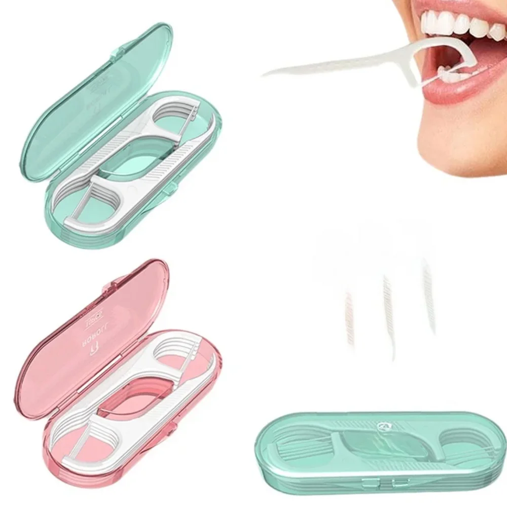 30/20/10/5 PCS - Convenient dental floss box, each box contains 10 dental floss sticks, a must-have tool for cleaning between te
