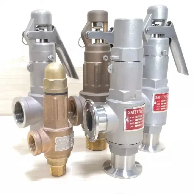 adjustable High Pressure Air Relief Valve Water Overflow Valve DN15-DN50 Thread S10 Bronze Brass Stainless Steel CE