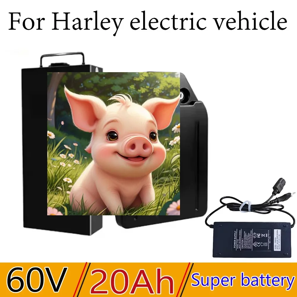 For Harley electric vehicle li-ion battery 60V 20AH HARLEY battery pack 18650 Cell 300-1000W for CityCoco scooter bicycles