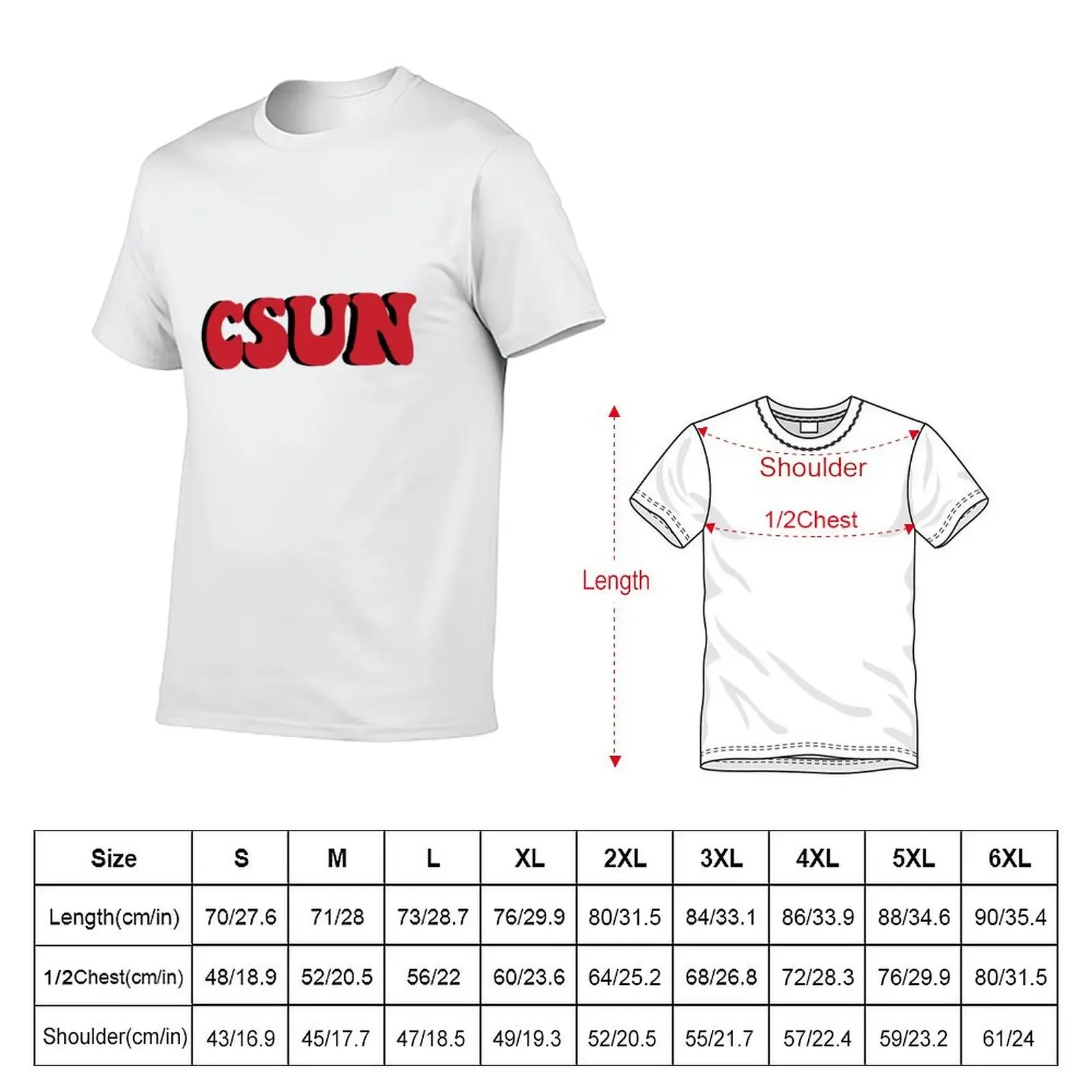 Cal State Northridge CSUN T-Shirt rapper graphic tees blue archive mens t shirts top quality