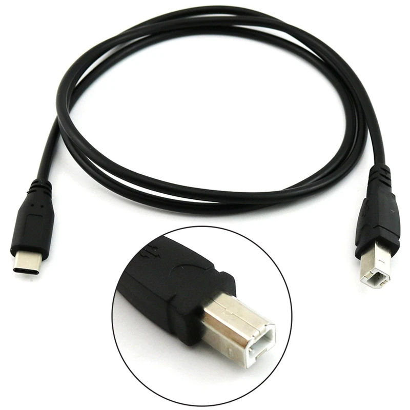10X USB-C USB 3.1 Type C Male к USB 2,0 B Type Male Кабель для передачи данных, шнур для принтера телефона