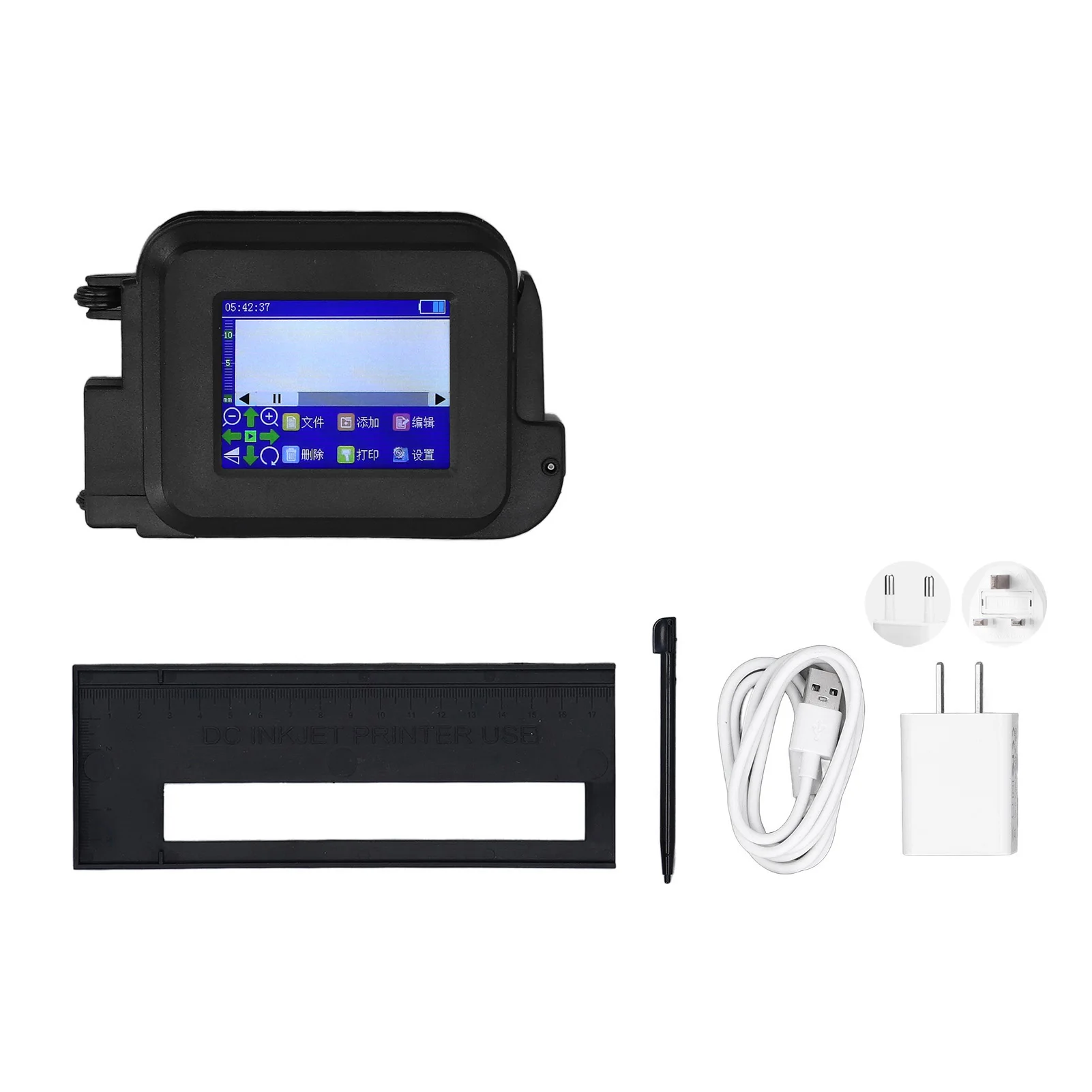 

DP20 Portable Mini Inkjet Printer ABS LED Touch Screen Handheld Label Printer for Label Production Date QR Code Multi Language