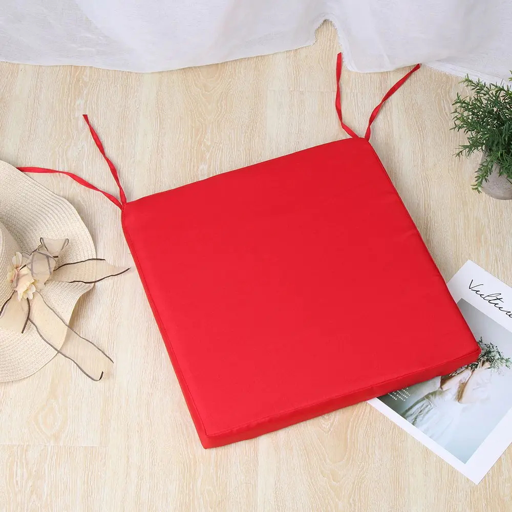 40x40cm Sponge Chair Pad Outdoor Bandage Seat Mat Waterproof Chair Cushion Seat Pads Removable Cover