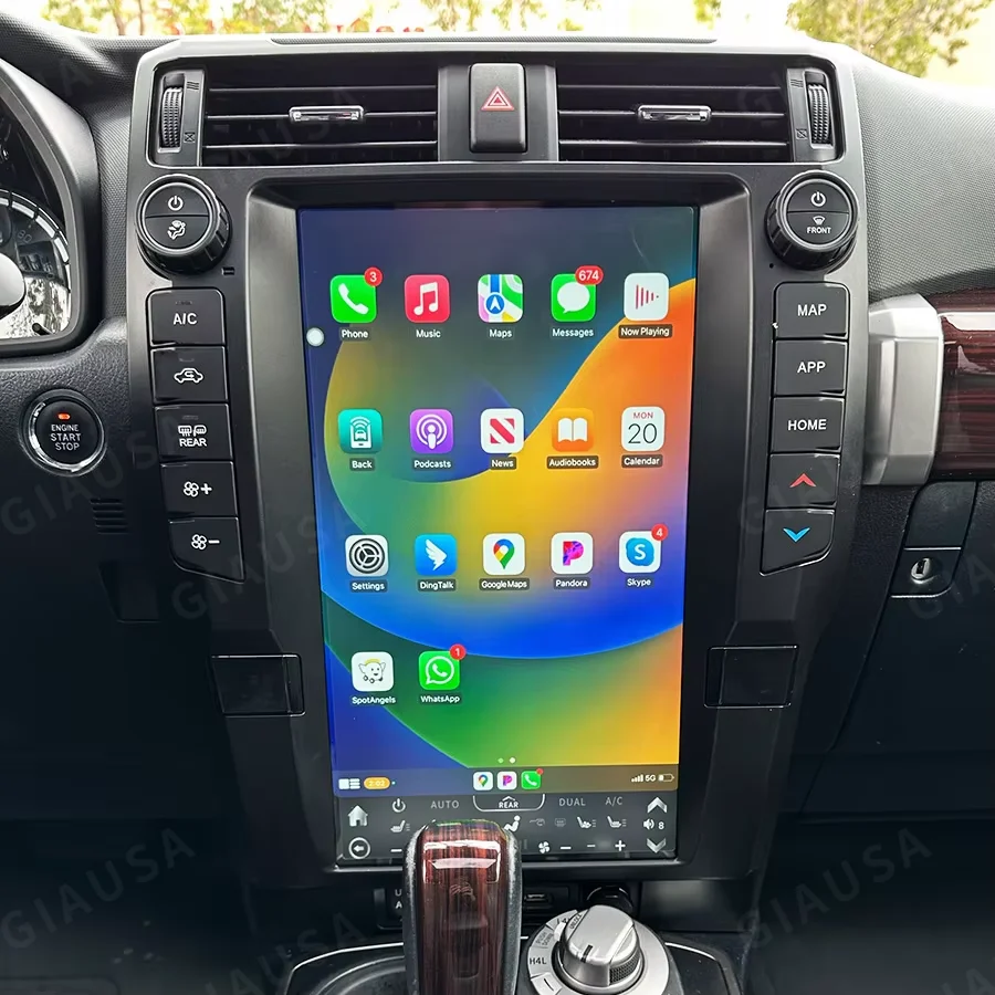 YL أندرويد 13 شاشة تعمل باللمس لتويوتا 4 عداء 2010-2022 راديو السيارة الوسائط المتعددة ستيريو نظام تحديد المواقع أندرويد السيارات اللاسلكية CarPlay رئيس وحدة #4