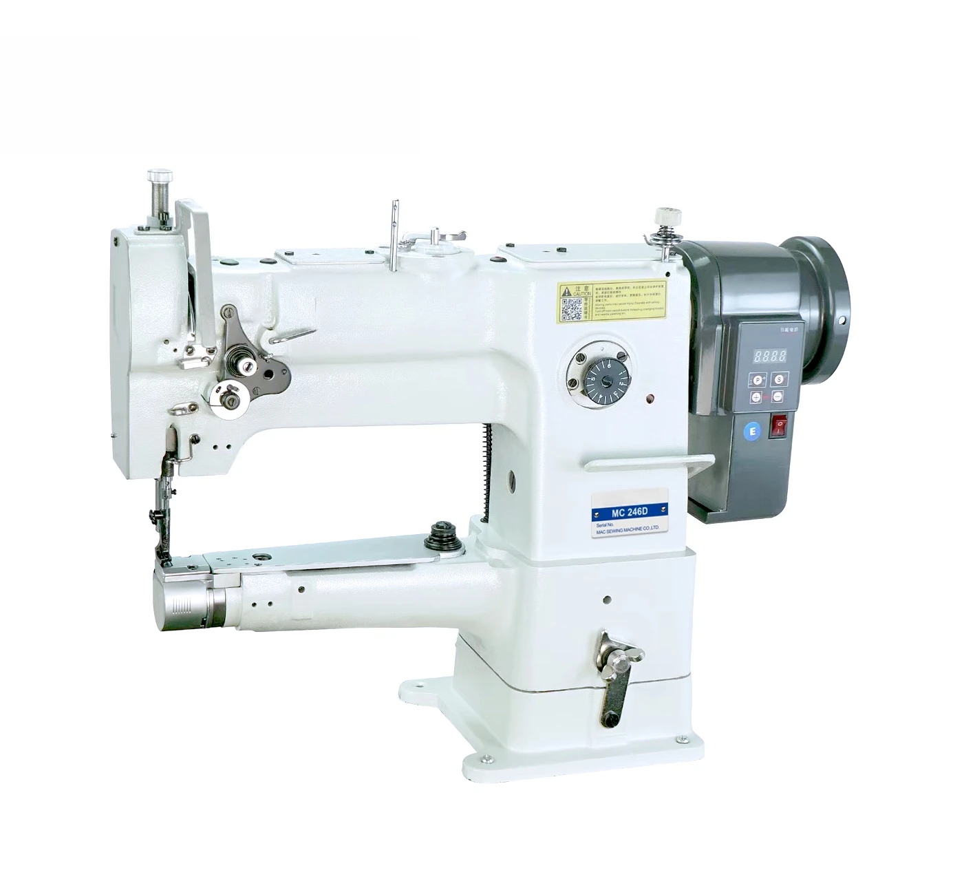 

Промышленная швейная машина челночного стежка MC 246D с цилиндрической платформой, автоматической подачей масла и функцией блокировки шва