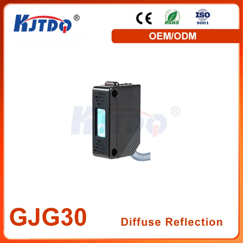 

GJG30 IP67 ABS NPN PNP NO NC Sn 0.2m 12V 24V 36V Diffuse Reflection Laser Sensor with CE