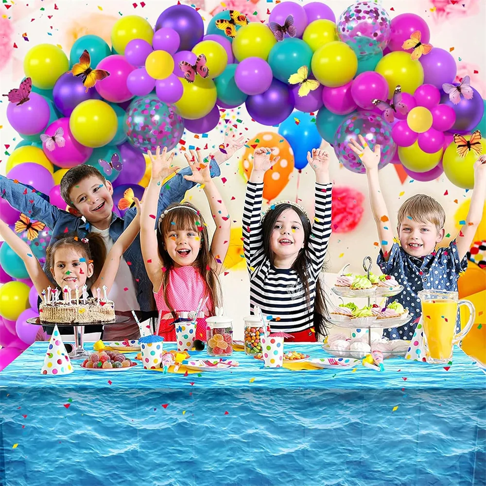 Decoraciones de cumpleaños Globos Púrpura Feliz Fiesta Boda Rosa Azul Madre Padre Día del Niño Carnaval DIY Navidad Halloween