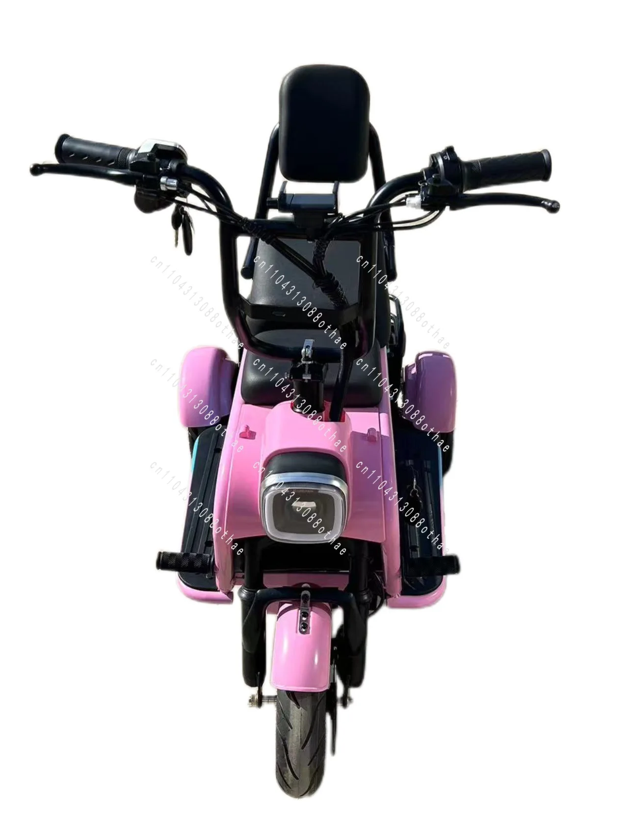 Electric scooter three-wheel electric household small scooter folding lightweight electric three-wheel