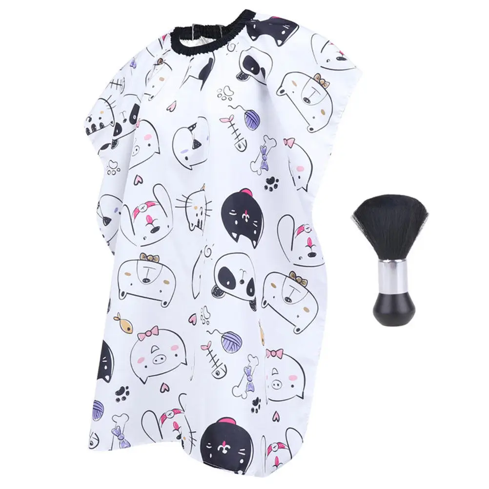 2 Pcs Boy Girl Barber Cape Children Hair Styling Capes Style Children's Haircut Bib