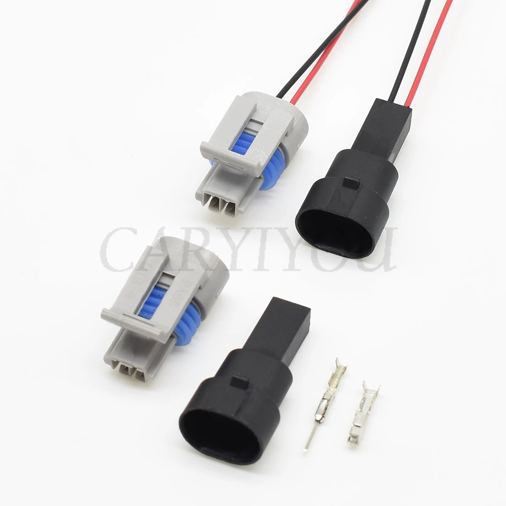 1 Set 12162197 2 Pin Water Temperature Sensor Plug Waterproof Auto Wire Harness Connector For GM DJ7023Y-1.5-21