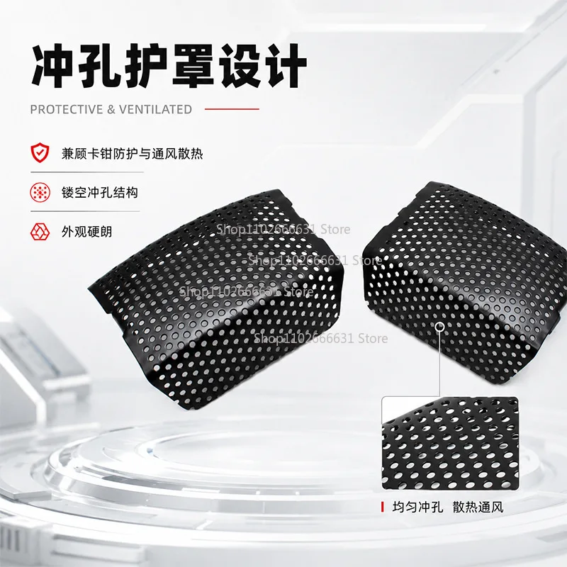 Front Brake Caliper Cover Protector for Harley Electra Glide Road Glide Road King FLHR Street Glide FLHX CVO V-Rod 06-19