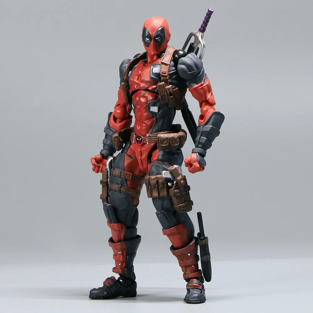 X-men Yamaguchi Deadpool Action Figure Statue Pvc Model Variant Movable Joint Super Hero Dead Pool with Weapons Accessories Toys