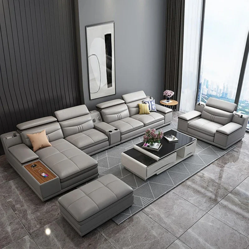

z Modern Design Lounge Combination Sofa Living Room Furniture Home Large Luxury Corner Modular L-Shaped Sofa