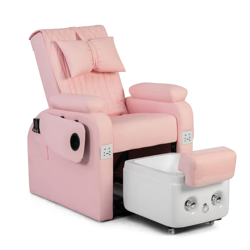 !@Hot Selling Foot Spa Chair Manicure Spa Pedicure Chair Modern and Luxurious Multifunction Nail Beauty Salon Pedicure Chair Nai