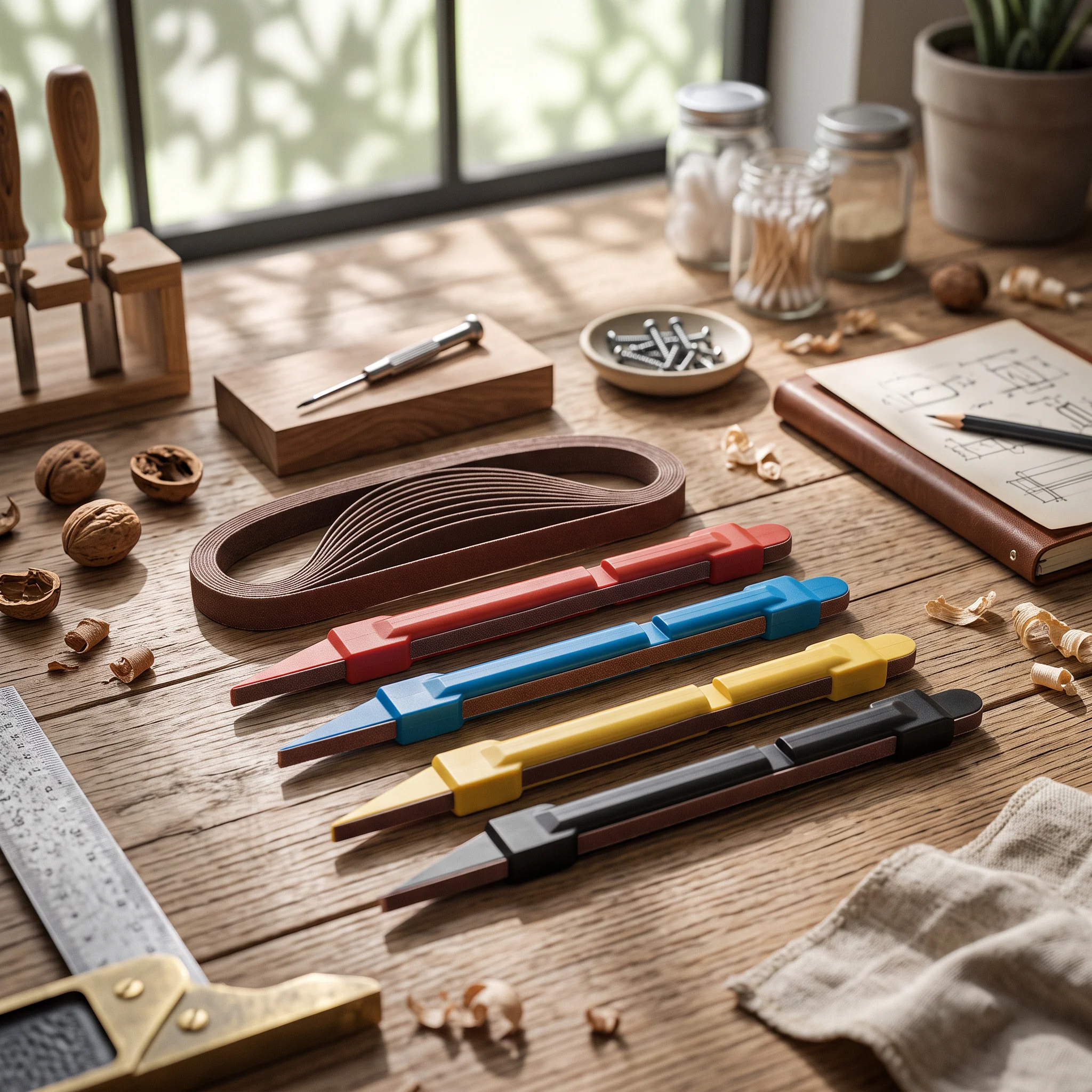 juego-de-4-lijadores-de-mano-ergonomicos-herramienta-abrasiva-compacta-con-punta-para-luthier-mantenimiento-de-guitarras-taller