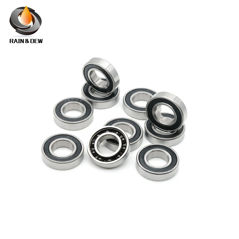 

1PC ABEC-3 6901 RS Bicycle Hub Front Rear Hubs Wheel Bearing 6901-2RS 12*24*6 mm Ceramic Balls Bearings 12 24 6