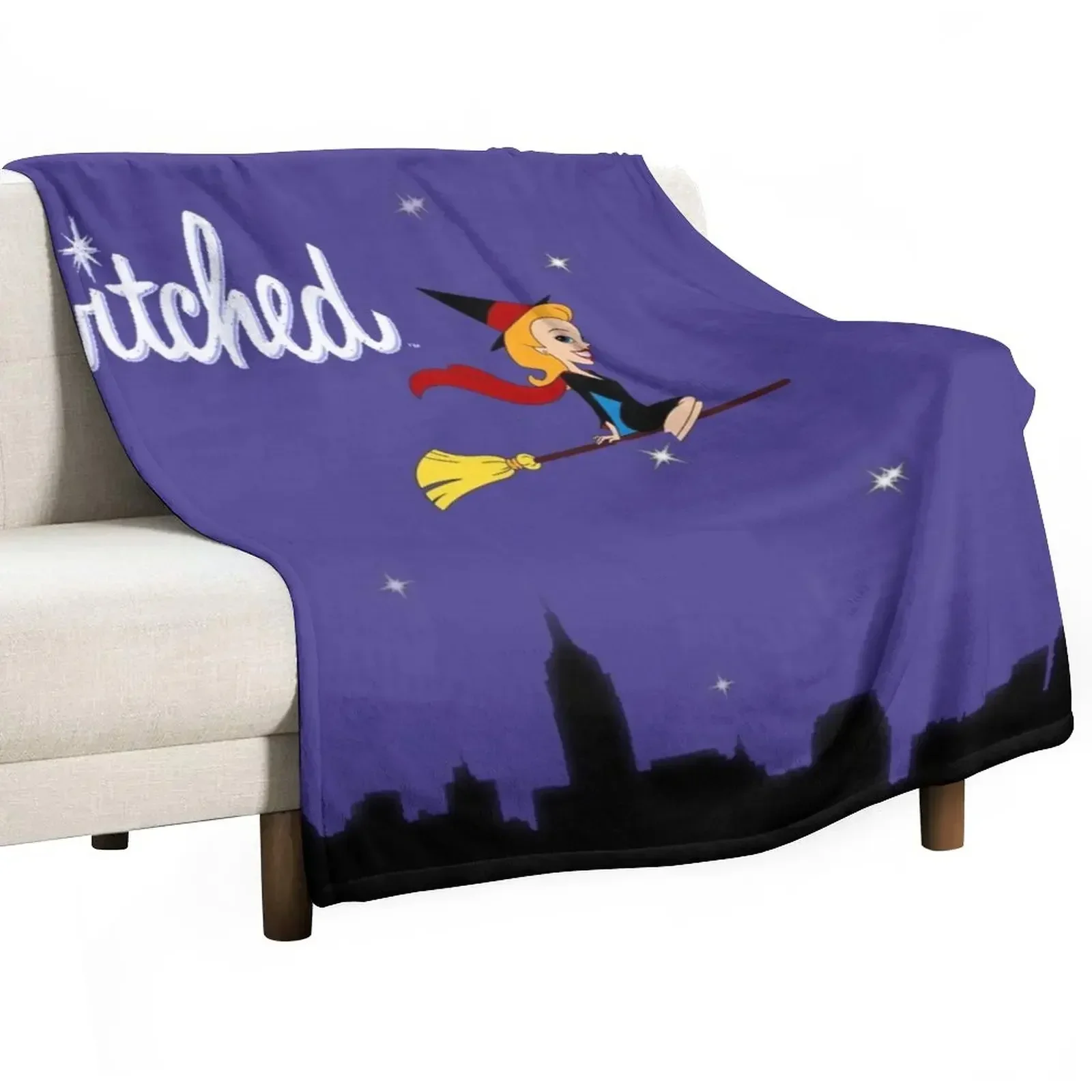 Bewitched Throw Blanket funny gift Beautifuls Giant Sofa Personalized Gift Blankets