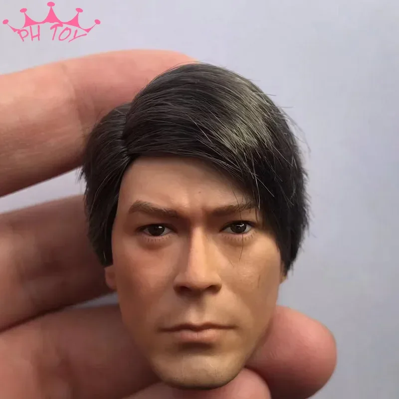 

1/6 Scale Louis Koo Head Sculpt Line Walker Tin Lok Head Carving Model Toy for 12in Action Figure Phicen Tbleague Collection